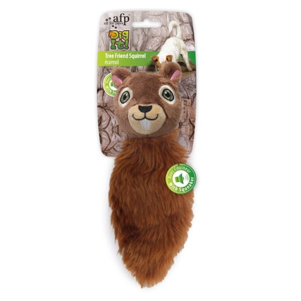 اسباب بازی التراسونیک afp مخصوص سگ مدل Tree Friend Squirrel