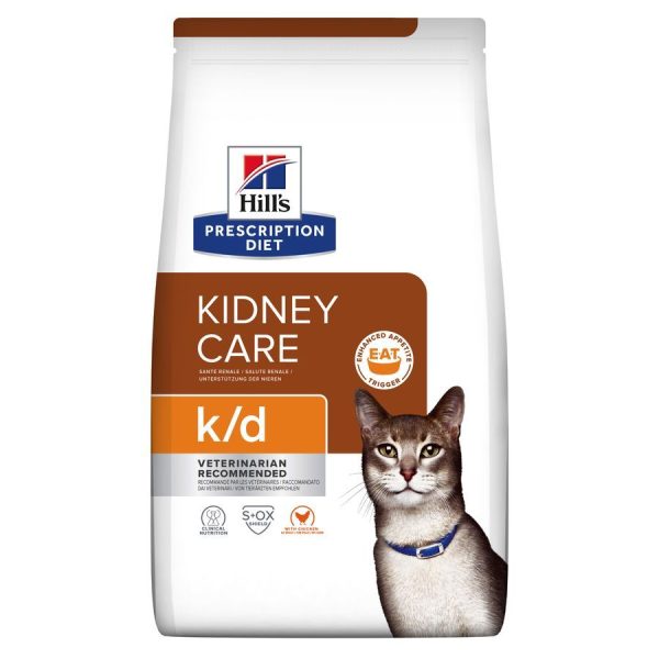 غذای خشک گربه هیلز مدل Kidney care با طعم مرغ