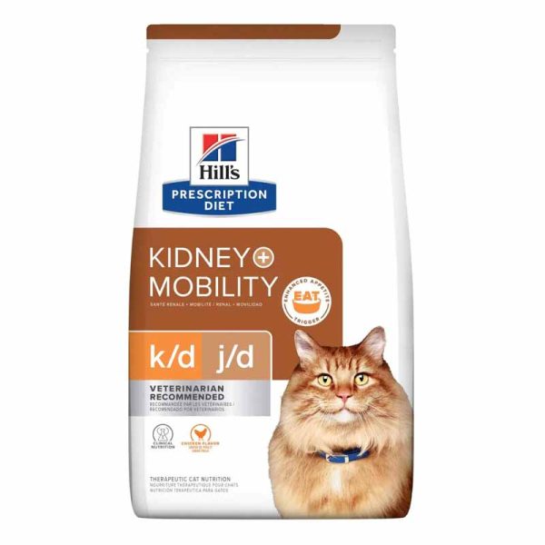 غذای خشک گربه هیلز مدل Kidney + Mobilty وزن 3 کیلوگرم